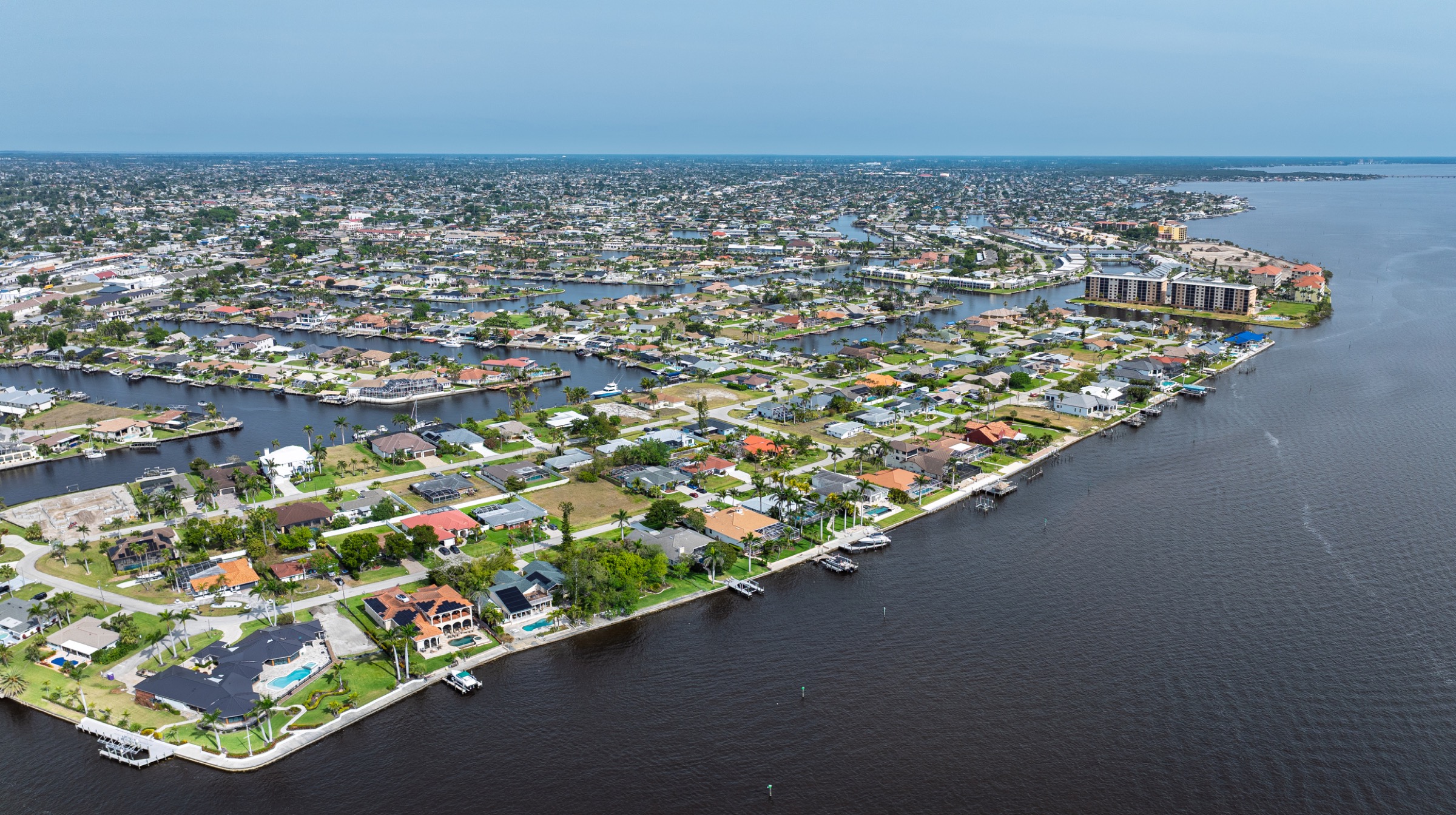 Cape Coral from the air